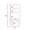 Tuhome Augusta Light Dresser, Hairpin Legs, Superior Top, Three Drawers, Light Oak CLD7038 - alternate 5